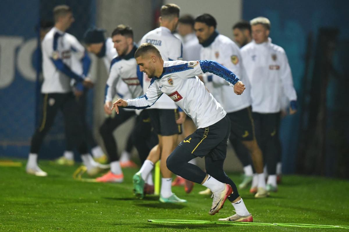 Antrenament România înainte de San Marino