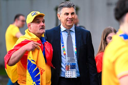 Ionuț Lupescu, la unul dintre meciurile naționalei de la Euro 2024 // foto: Imago Images