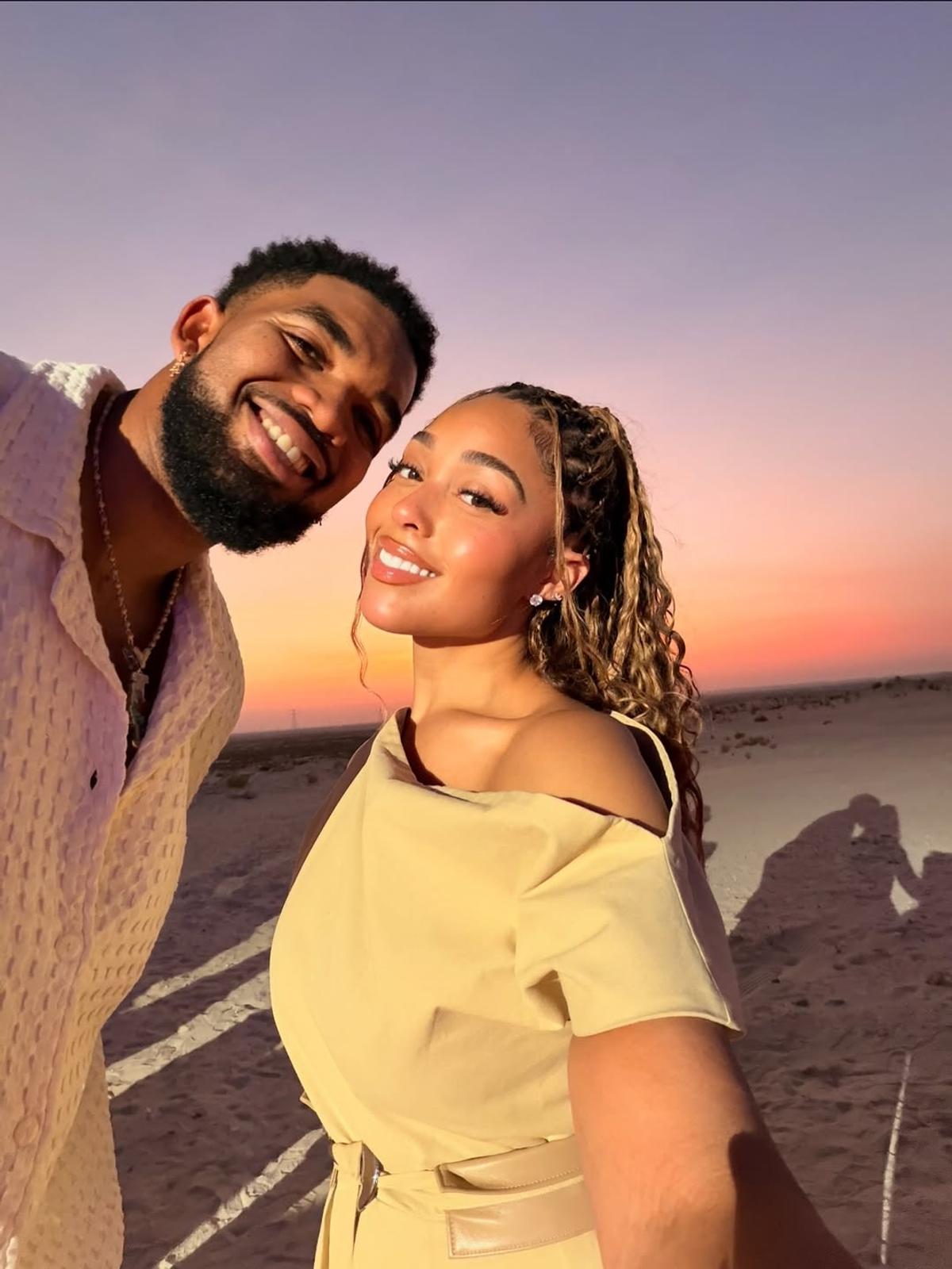 Jordyn Woods, iubita lui Karl-Anthony Towns, starul echipei New York Knicks. Foto: Instagram