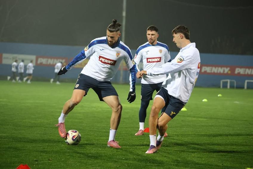 Radu Drăgușin la antrenamentul dinaintea meciului cu San Marino / Imago Images