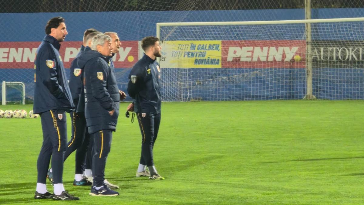 Antrenament România înainte de San Marino