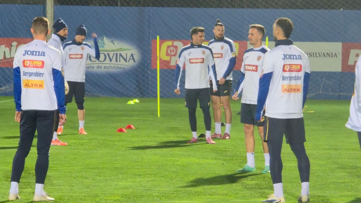 Antrenament România înainte de San Marino