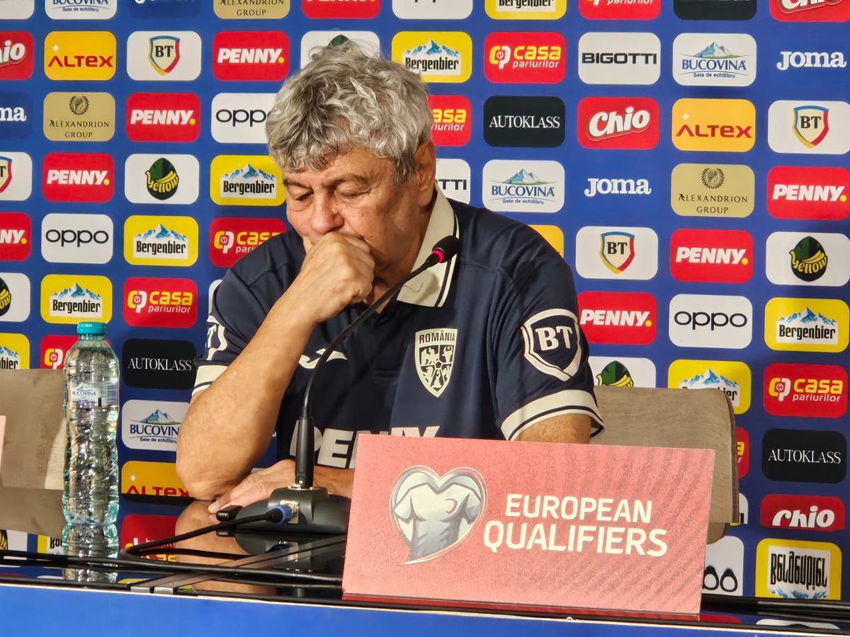 Lucescu a făcut praf doi „tricolori”, apoi s-a enervat și a plecat din conferință: „Mă tot frecați! Nici măcar nu l-am mai văzut”