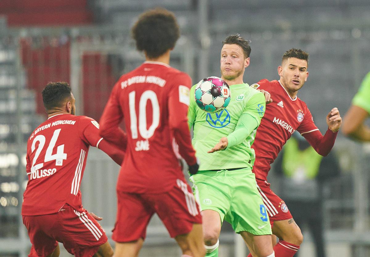 Bayern - Woflsburg - Bundesliga. 16.12.3030