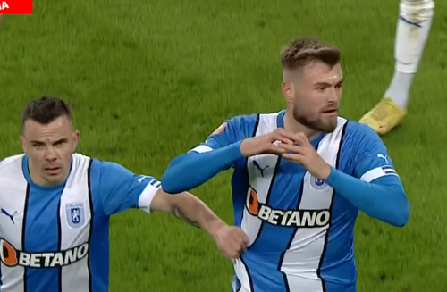 CS Universitatea Craiova a învins-o pe Chindia, scor 3-0, în etapa #21 din Liga 1.