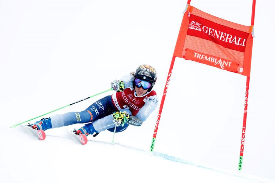 Federica Brignone concurând în Canada Foto Imago Accidentarea teribilă suferită în aprilie îi dă în continuare bătăi de cap Federicăi Brignone: „Un dezastru pentru viața mea”