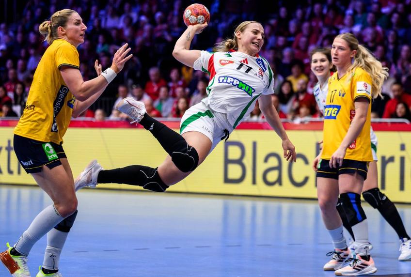 Petra Simon în acțiune contra Suediei: FOTO:Imago