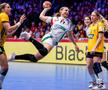 Petra Simon în acțiune contra Suediei: FOTO:Imago