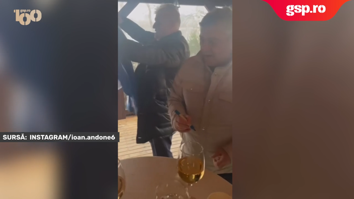 Mircea Lucescu, petrecere cu lăutari alături de Ioan Andone și Cornel Șfaițer