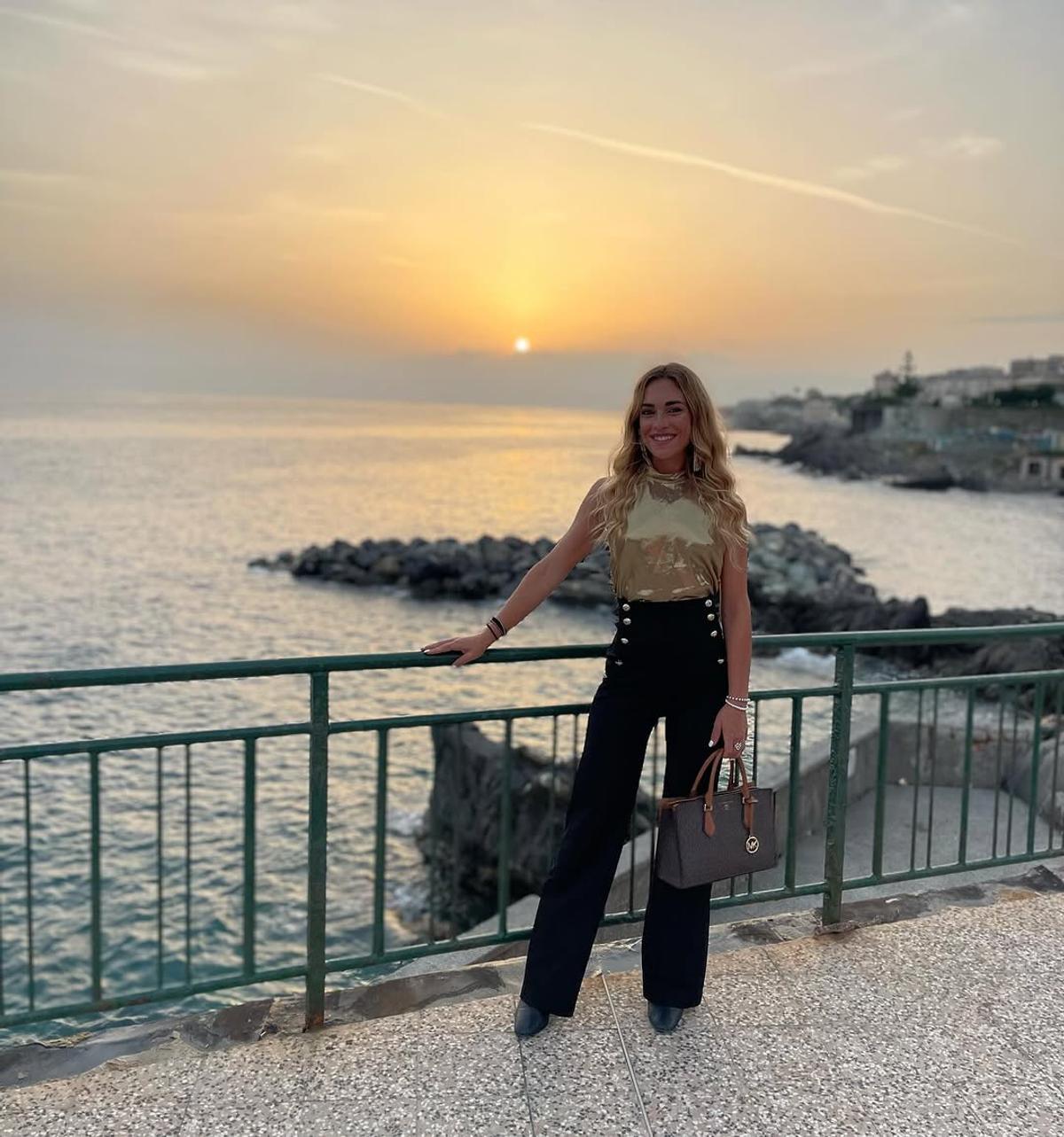 Letizia Paternoster, „căzătură grea” suferită în timpul presezonului din Spania. Foto: Instagram
