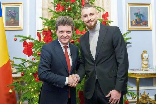 Radu Drăgușin s-a întâlnit cu Nicușor Dan la Londra / foto: Facebook