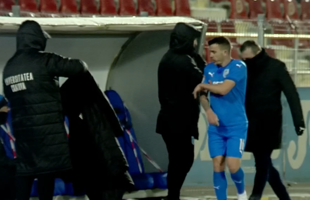 Astra - Craiova 1-1. Dan Nistor, nervos după ce a fost schimbat de Papură! Reacția mijlocașului