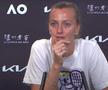 Cum explică Petra Kvitova înfrângerea cu Sorana Cîrstea de la Australian Open: „Doar a dat repede mingea înapoi”