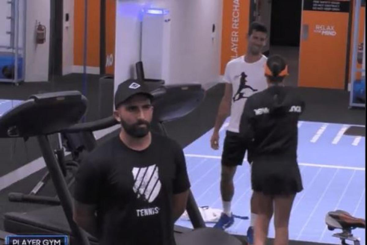 Sorana Cîrstea, întâlnire cu Novak Djokovic la Australian Open /  FOTO: Twitter @popalorena