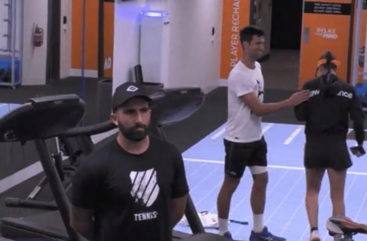 Sorana Cîrstea, întâlnire cu Novak Djokovic la Australian Open /  FOTO: Twitter @popalorena