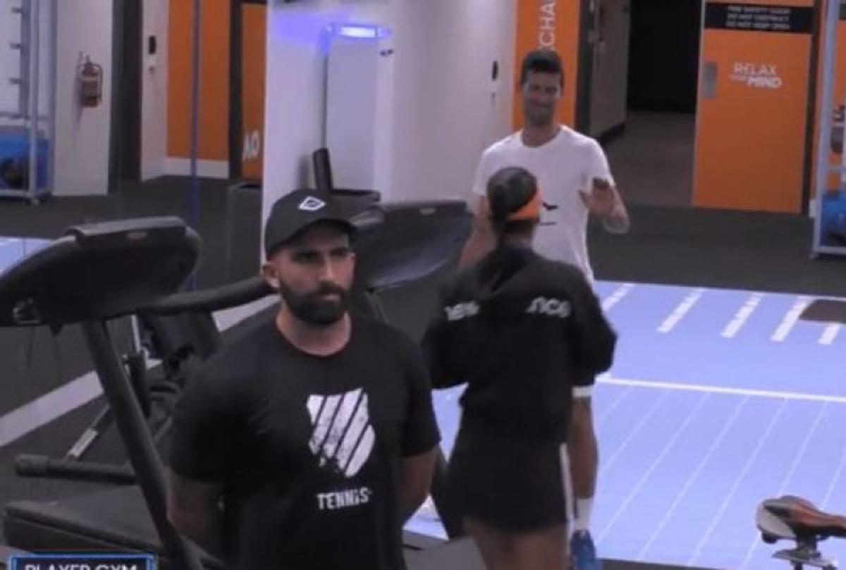 Sorana Cîrstea, întâlnire cu Novak Djokovic la Australian Open /  FOTO: Twitter @popalorena