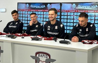 Rapid și-a prezentat cele 4 transferuri ale iernii înainte de startul Superligii: „Nu știu de ce nu m-ar accepta fanii” + Toate declarațiile din Giulești