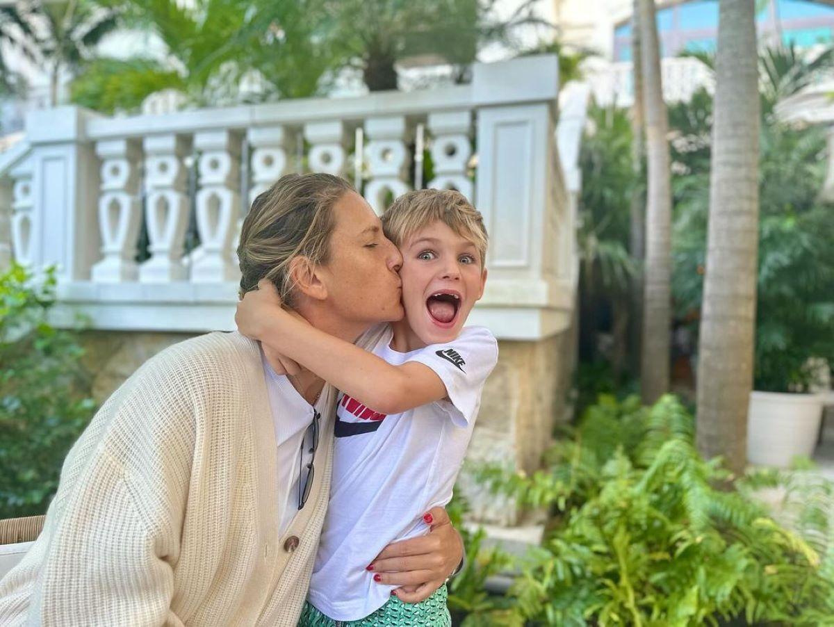 Victoria Azarenka și fiul ei, Leo, pasionat de sport