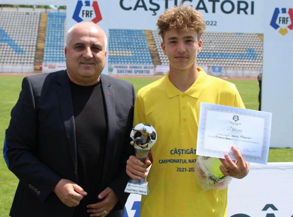 Alexandru Ionică - puștiul cumpărat de Dinamo de la Unirea Bascov. Gazeta a scris despre el la începuturi