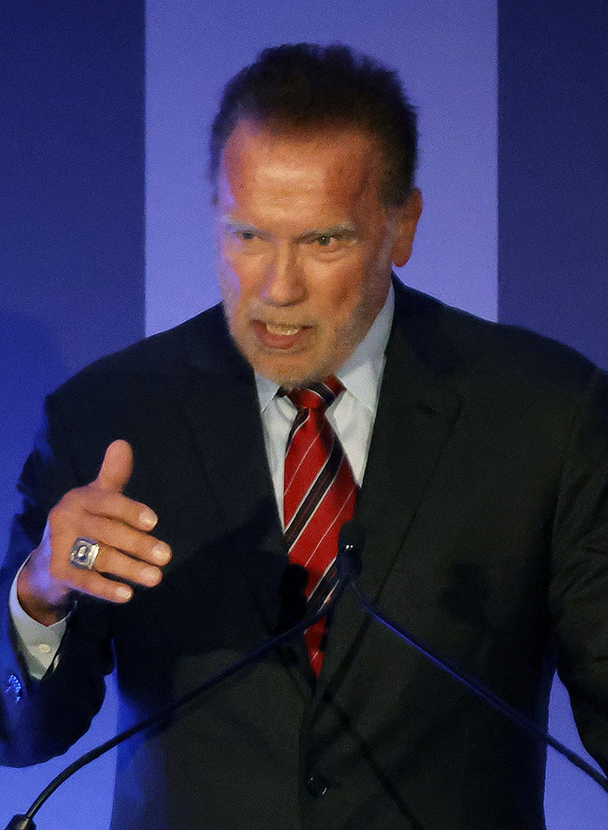 Final de coșmar pentru Arnold Schwarzenegger la Munchen » Reținut și șicanat 3 ore, și-a lăsat partenera drept garanție că se întoarce! „Nemții nu mai văd pădurea de copaci”