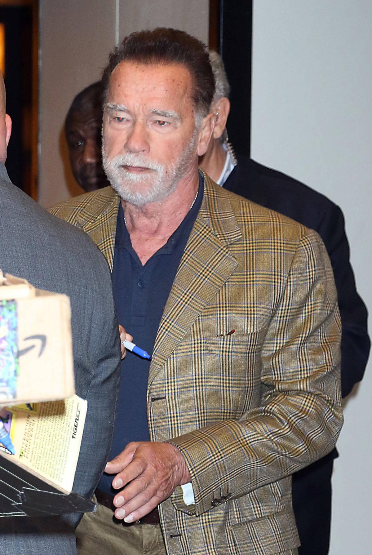 Final de coșmar pentru Arnold Schwarzenegger la Munchen » Reținut și șicanat 3 ore, și-a lăsat partenera drept garanție că se întoarce! „Nemții nu mai văd pădurea de copaci”