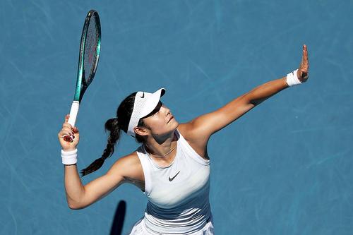 Emma Răducanu, în meciul contra Igăi Swiatek // foto: Guliver/gettyimages