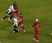 Duelul dintre Ișfan și Van der Werff, care a decis meciul U Cluj - Gloria Buzău