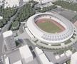 Proiect stadion Bacău - desene