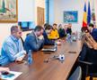 Burleanu, Nicolescu, Argăseală și Nicușor Dan la aceeași masă // sursă foto: Facebook @ Nicușor Dan