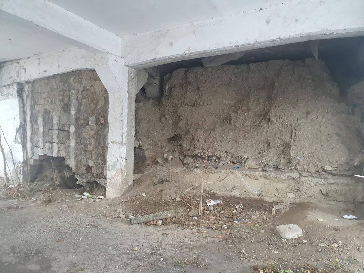 Ruină stadion Bacău - decembrie 2024