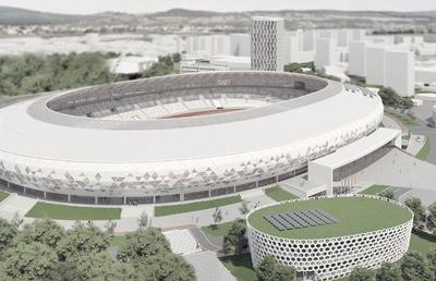 Dosarul stadionului-ruină: proiect pentru un boom imobiliar? Primarul: „Așteptăm aviz să se poată construi două turnuri de 15 etaje lângă noua arenă” + Ce implicare are compania Dedeman