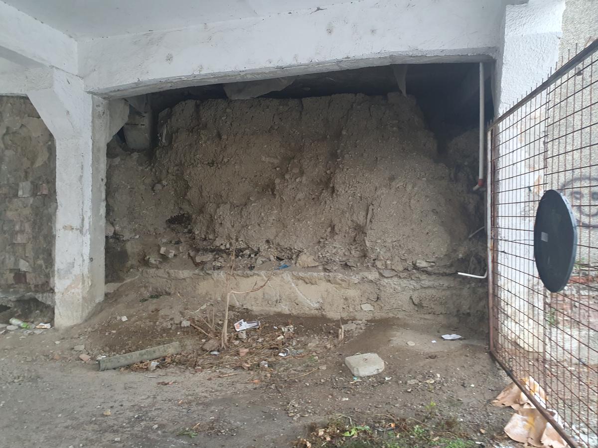 Ruină stadion Bacău - decembrie 2024