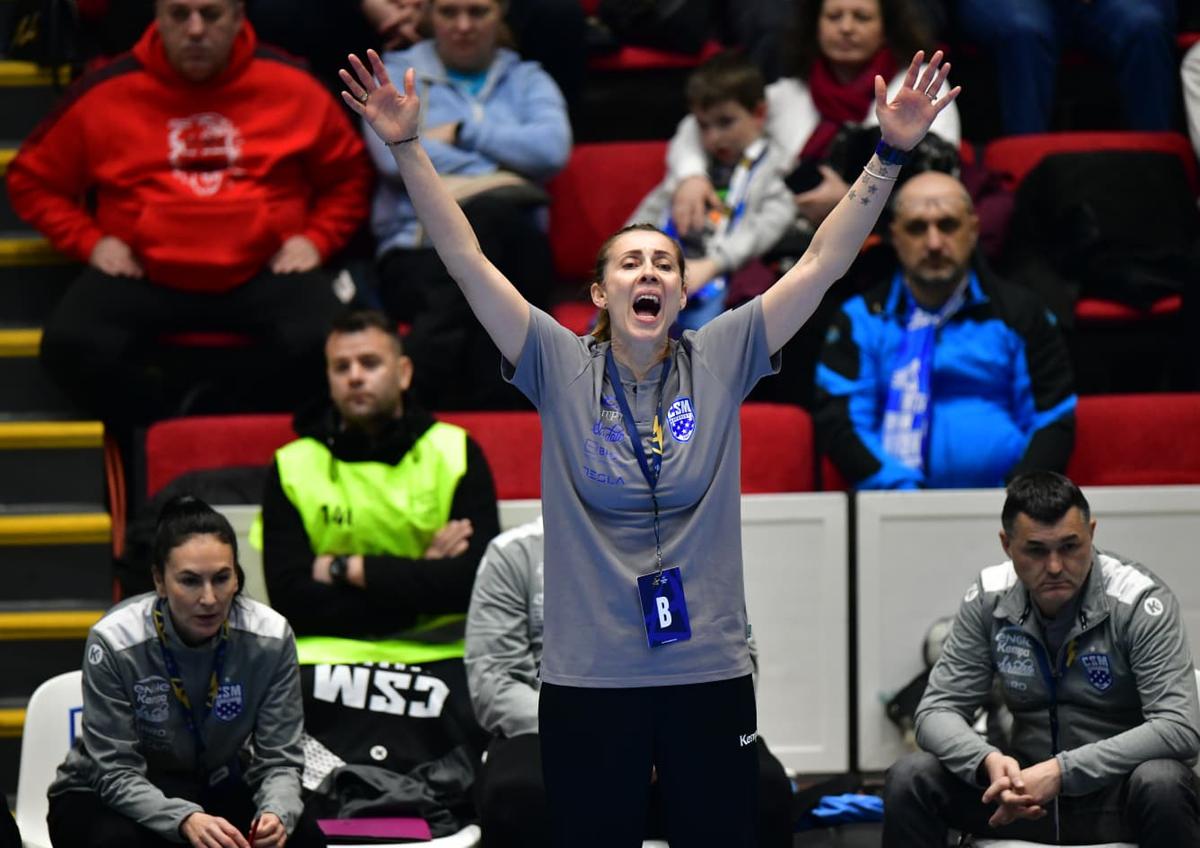 CSM București - Krim Ljubljana, în etapa a 10-a din Liga Campionilor. Foto: Cristi Preda (GSP)