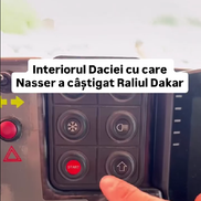 Cum arată interiorul Daciei care a scris istorie la Dakar // Capturi FOTO: Facebook - @Bogdan Mirica