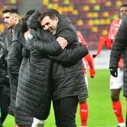 Epassy, Mărginean și Kopic, la finalul meciului Dinamo - U Cluj. Foto: Cristi Preda (GSP)