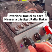 Cum arată interiorul Daciei care a scris istorie la Dakar // Capturi FOTO: Facebook - @Bogdan Mirica
