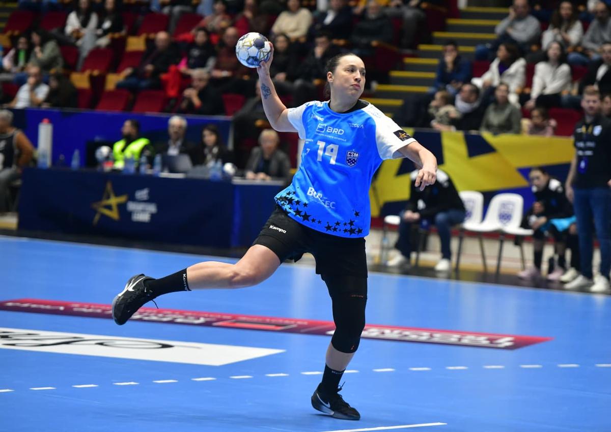 CSM București - Krim Ljubljana, în etapa a 10-a din Liga Campionilor. Foto: Cristi Preda (GSP)