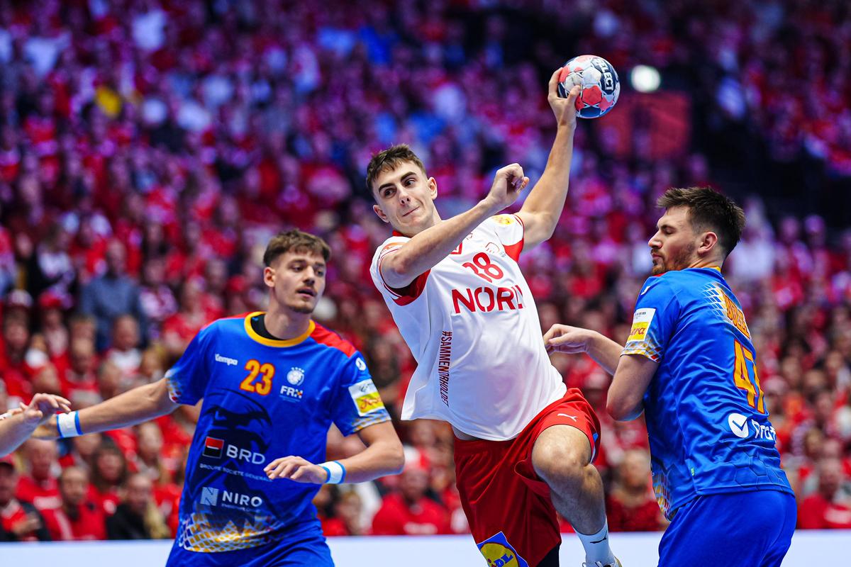 România - Danemarca, la Europeanul de handbal masculin // foto: Imago