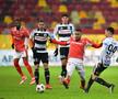 Chipciu, Sivis și Bic, în Dinamo - U Cluj // FOTO: Cristi Preda (GSP.ro)