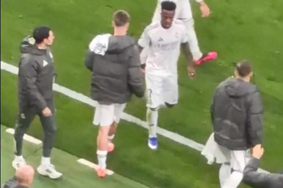 Vinicius before & after » E la cuțite cu „Bernabeul”: două momente care nu s-au văzut la TV