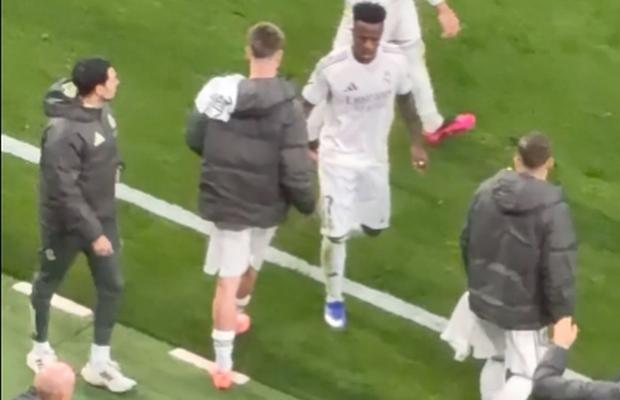 Vinicius before & after » E la cuțite cu „Bernabeul”: două momente care nu s-au văzut la TV