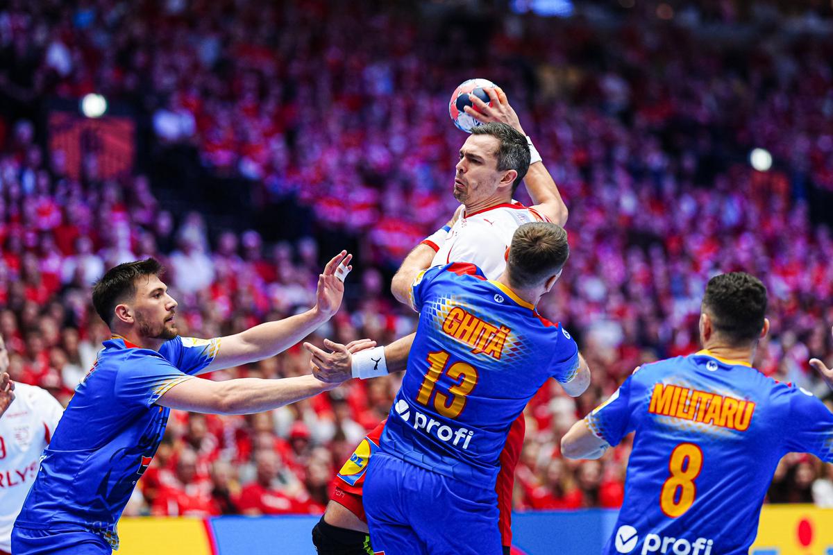 România - Danemarca, la Europeanul de handbal masculin // foto: Imago