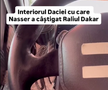 Cum arată interiorul Daciei care a scris istorie la Dakar // Capturi FOTO: Facebook - @Bogdan Mirica