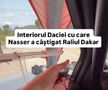Cum arată interiorul Daciei care a scris istorie la Dakar // Capturi FOTO: Facebook - @Bogdan Mirica