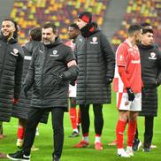 Mărginean, Sivis, Kopic, Milanov și Musi, la finalul meciului Dinamo - U Cluj. Foto: Cristi Preda (GSP)