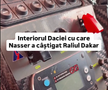 Cum arată interiorul Daciei care a scris istorie la Dakar // Capturi FOTO: Facebook - @Bogdan Mirica