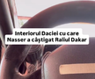 Cum arată interiorul Daciei care a scris istorie la Dakar // Capturi FOTO: Facebook - @Bogdan Mirica