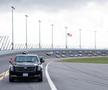 FOTO + VIDEO Donald Trump a dat o tură cu „The Beast” la NASCAR