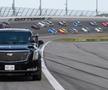 FOTO + VIDEO Donald Trump a dat o tură cu „The Beast” la NASCAR