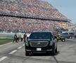 FOTO + VIDEO Donald Trump a dat o tură cu „The Beast” la NASCAR